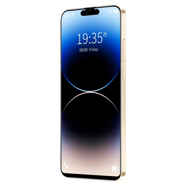 i14 Pro Max N85, 1GB+8GB, 6.1 inch Screen, Face Identification, Android 8.1 MTK6580A Quad Core, Network: 3G, Dual SIM (Gold)