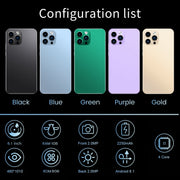 i14 Pro Max N85, 1GB+8GB, 6.1 inch Screen, Face Identification, Android 8.1 MTK6580A Quad Core, Network: 3G, Dual SIM (Gold)
