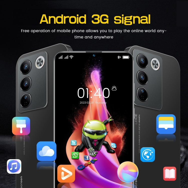 V27e / X23, 2GB+16GB, 6.5 inch Screen, Face Identification, Android 9.1 MTK6580A Quad Core, Network: 3G, Dual SIM (Black)
