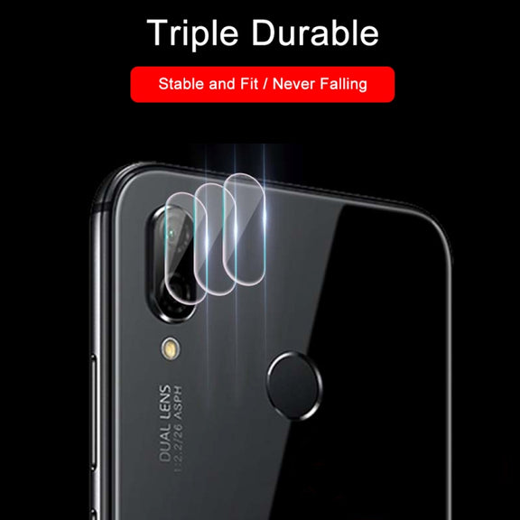 0.2mm 9H 2.5D Rear Camera Lens Tempered Glass Film for LG V40 ThinQ