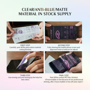 50 PCS 30 x 20cm Tablet HD TPU Soft Hydrogel Film Supplies for Intelligent Protector Cutter