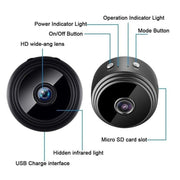A9+ 1080P WiFi Remote Wireless Camera, Support Night Vision & Motion Detection & TF Card, Broadcom Bluetooth Solution(Black)