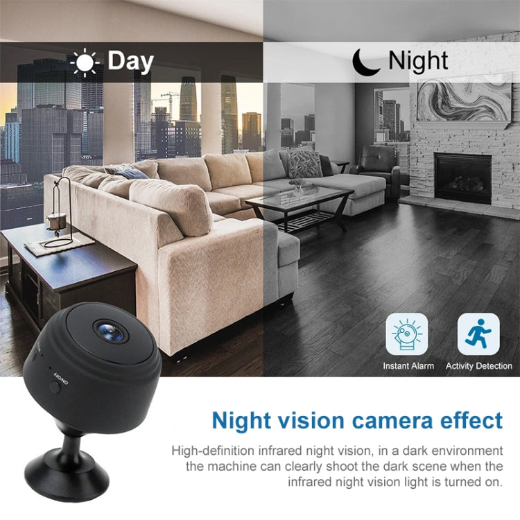 A9+ 1080P WiFi Remote Wireless Camera, Support Night Vision & Motion Detection & TF Card, Broadcom Bluetooth Solution(Black)