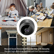 A9+ 1080P WiFi Remote Wireless Camera, Support Night Vision & Motion Detection & TF Card, Broadcom Bluetooth Solution(Black)
