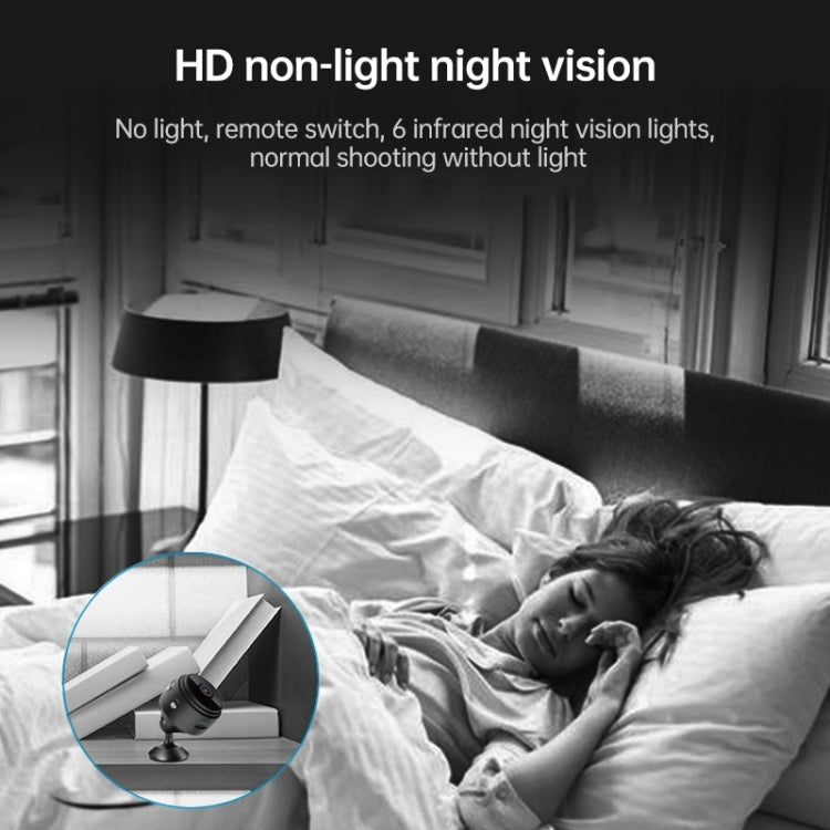 A9 1080P Wifi Wireless Network Camera Wide-angle Recorder(Black)