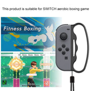 iPlay Small Handle Boxing Grip Gamepad Grip with Strap for Switch Joy-Con(Black)
