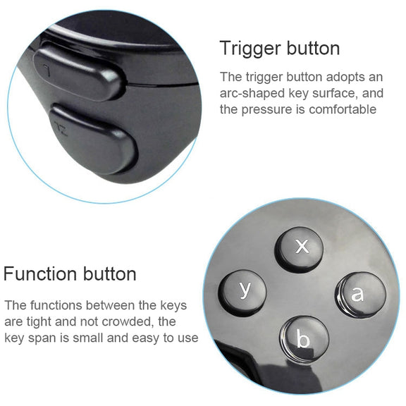 Classic Wired Game Controller Gaming Remote For Nintendo Wii(Black)