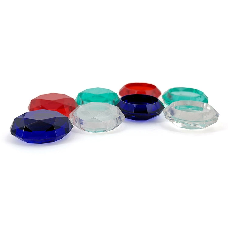 2 PCS Diamond Texture Games Grip Caps for PS5(Blue)