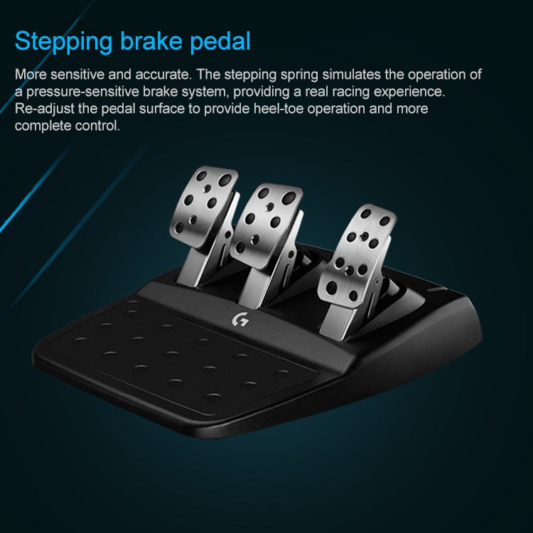 Logitech G923 Game Racing Steering Wheel Pedal Shift Lever for PS5 / PS4 / PC
