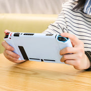 For Nintendo Switch Pure Color Shockproof TPU Case(Blue)