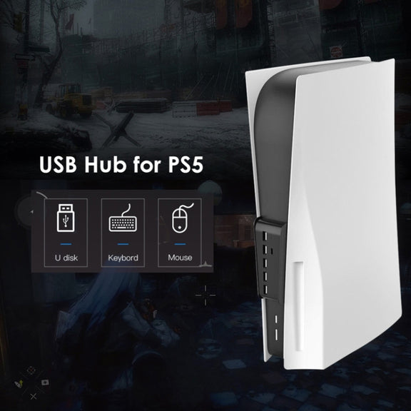 KJH P5-008 6 in 1 USB Splitter Expander Hub Adapter For PS5