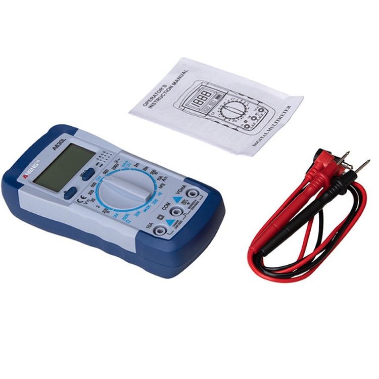ANENG A830L Handheld Multimeter Household Electrical Instrument (Yellow Grey)