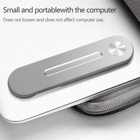 Universal Pasteable Aluminum Alloy Laptop Expansion Bracket Magnetic Suction Mobile Phone Bracket