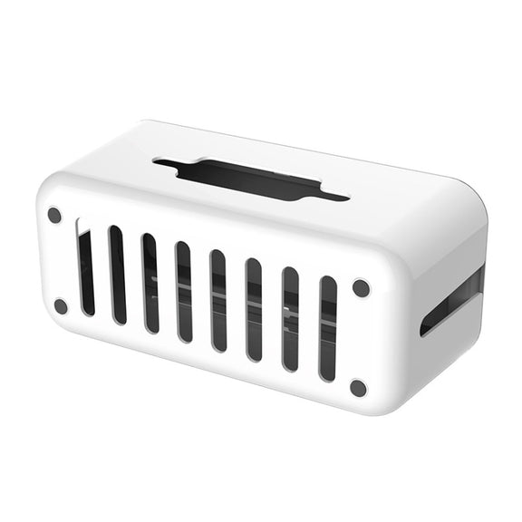 ORICO CMB-18 Separating Design ABS Electrical Socket Storage Box Power Cable Manager Case with Phone / Tablet Holder for Desk, Living Room, Office, Bedroom