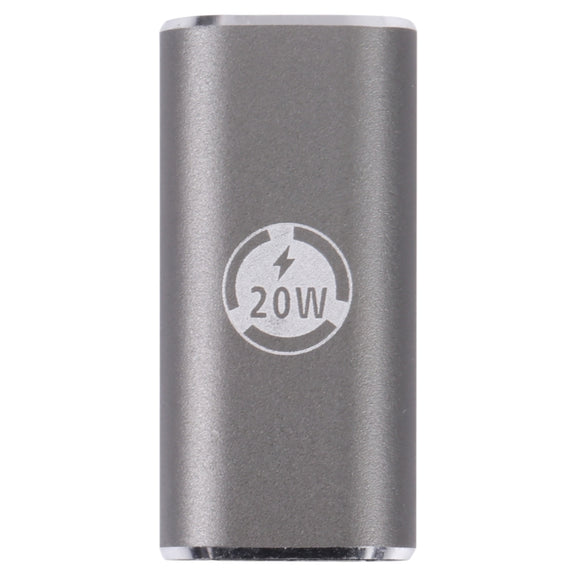 20W 8 Pin Male to USB-C / Type-C Female Elbow Charging Adapter