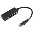 1 to 3 Socket LAN Ethernet Network RJ45 Plug Splitter Extender - Lan Cable and Tools by PMC TechLife | Online Shopping South Africa | PMC TechLife