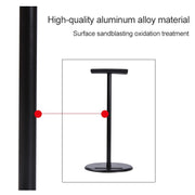 X1 Universal Detachable Aluminum Alloy Headphone Stand Display Hanger (Black)