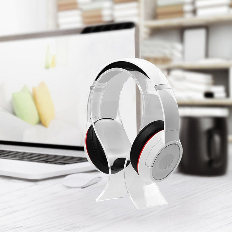 DA1502 Universal Acrylic Headset Stand Display Hanger (Transparent)