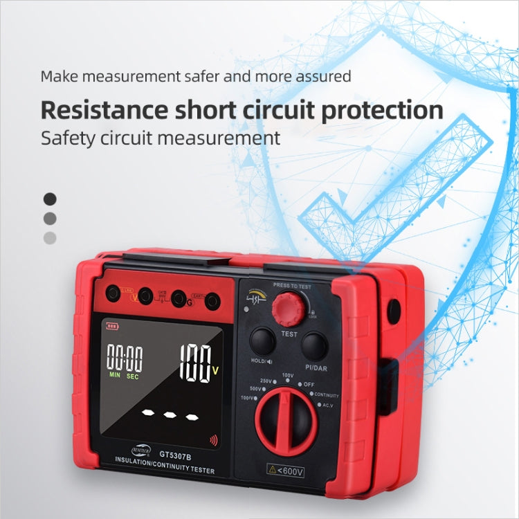 BENETECH GT5307B Professional LCD Digital Insulation Resistance Tester