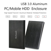 Richwell SATA R23-SATA-320GB 320GB 2.5 inch USB3.0 Interface Mobile Hard Disk Drive(Black)