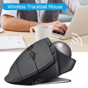Logitech MX ERGO 440DPI Bluetooth + Unifying Dual-mode Wireless Trackball Optical Mouse(Black)
