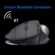 Logitech MX ERGO 440DPI Bluetooth + Unifying Dual-mode Wireless Trackball Optical Mouse(Black)
