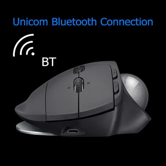 Logitech MX ERGO 440DPI Bluetooth + Unifying Dual-mode Wireless Trackball Optical Mouse(Black)