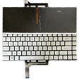 US Version Laptop Keyboard with Backlight for MSI GS65 / GS65VR / MS-16Q2 / Stealth 8SE /8SF / 8SG /Thin 8RE / Thin 8RF (Silver) - Replacement Keyboards by PMC TechLife | Online Shopping South Africa | PMC TechLife | Buy Now Pay Later Mobicred