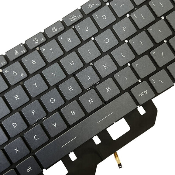 US Version Laptop Keyboard with Backlight for MSI GE66 Raider / MS-1541 / GP66 / MS-1542/1543 / GS66 / MS-16V1 / MS-16V2 / 10SD / 10SE (Grey)