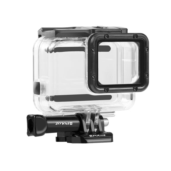 PULUZ for GoPro HERO(2018) / HERO7 Black /6 /5 60m Underwater Water-resistant Housing Diving Protective Case with Buckle Basic Mount & Screw