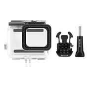 PULUZ for GoPro HERO(2018) / HERO7 Black /6 /5 60m Underwater Water-resistant Housing Diving Protective Case with Buckle Basic Mount & Screw