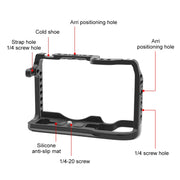 For Canon EOS-RP PULUZ Metal Camera Cage Stabilizer Rig(Black)