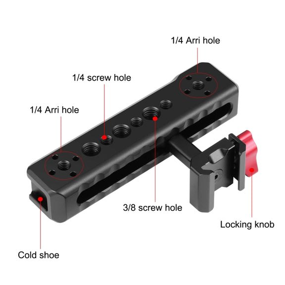 PULUZ Camera Top Handle Hand Grip for Camera Cage (Black)