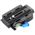 PULUZ Quick Release Clamp Adapter + Quick Release Plate for  DSLR & SLR Cameras(Black) - Quick Release Plate by PULUZ | Online Shopping South Africa | PMC TechLife | Buy Now Pay Later Mobicred