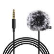 PULUZ 1.5m 3.5mm Jack Lavalier Wired Condenser Recording Microphone - Microphone by PULUZ | Online Shopping South Africa | PMC TechLife