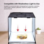PULUZ Photo Studio Light Box Portable 60 x 60 x 60 cm Light Tent LED 5500K White Light Dimmable Mini 36W Photography Studio Tent Kit with 6 Removable Backdrops (Black Orange White Green Blue Red)(EU Plug)