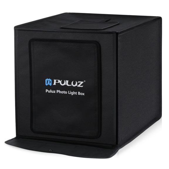 PULUZ Photo Studio Light Box Portable 60 x 60 x 60 cm Light Tent LED 5500K White Light Dimmable Mini 36W Photography Studio Tent Kit with 6 Removable Backdrops (Black Orange White Green Blue Red)(EU Plug)