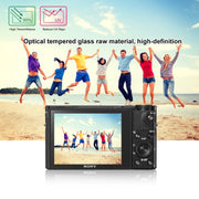 PULUZ 2.5D 9H Tempered Glass Film for Sony RX100, Compatible with Sony A9 / A7C / A7M2 / A7M2 / A7SM2 / A7III / A77 / RX1 / RX1R / RX10 / RX100/II/III/IV/V/IV / RX10IV/III/II / RX100M4 / RX100M5 / A99 ... A9II / RX100M7 / A7RV / WX700 / WX800 / HX99 / A7C
