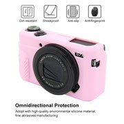 PULUZ Soft Silicone Protective Case for Canon EOS G7 X Mark II(Pink)