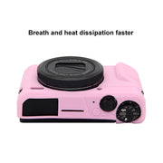 PULUZ Soft Silicone Protective Case for Canon EOS G7 X Mark II(Pink)