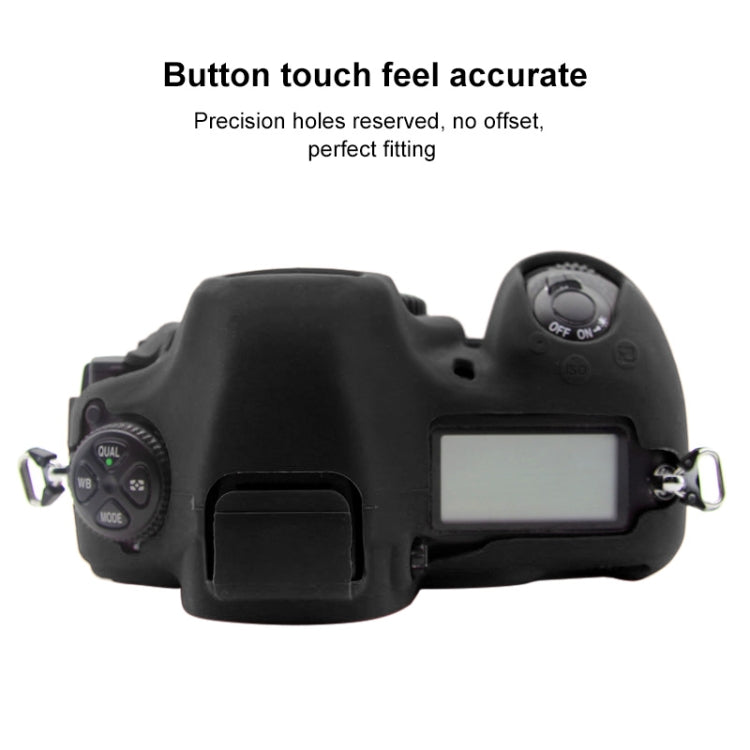 PULUZ Soft Silicone Protective Case for Nikon D850(Black)