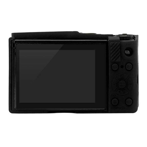 PULUZ Soft Silicone Protective Case for Panasonic Lumix  LX10(Black)