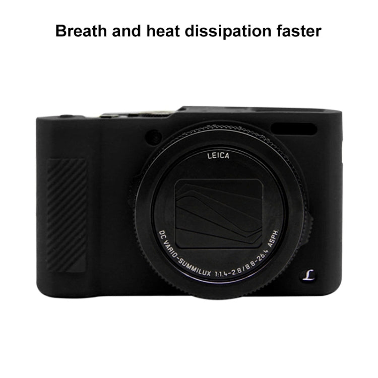 PULUZ Soft Silicone Protective Case for Panasonic Lumix  LX10(Black)