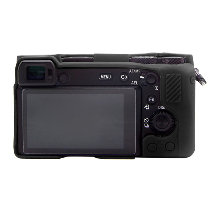 PULUZ Soft Silicone Protective Case for Sony A6600 / ILCE-6600(Black)