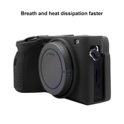 PULUZ Soft Silicone Protective Case for Sony A6600 / ILCE-6600(Black)