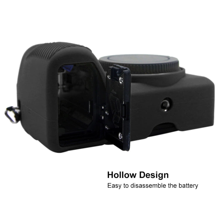 PULUZ Soft Silicone Protective Case for Sony A6600 / ILCE-6600(Black)