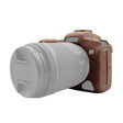 PULUZ Soft Silicone Protective Case for Canon EOS R5(Coffee) - free shipping - PMC TechLife - Order now!