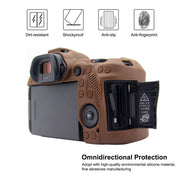 PULUZ Soft Silicone Protective Case for Canon EOS R5(Coffee)