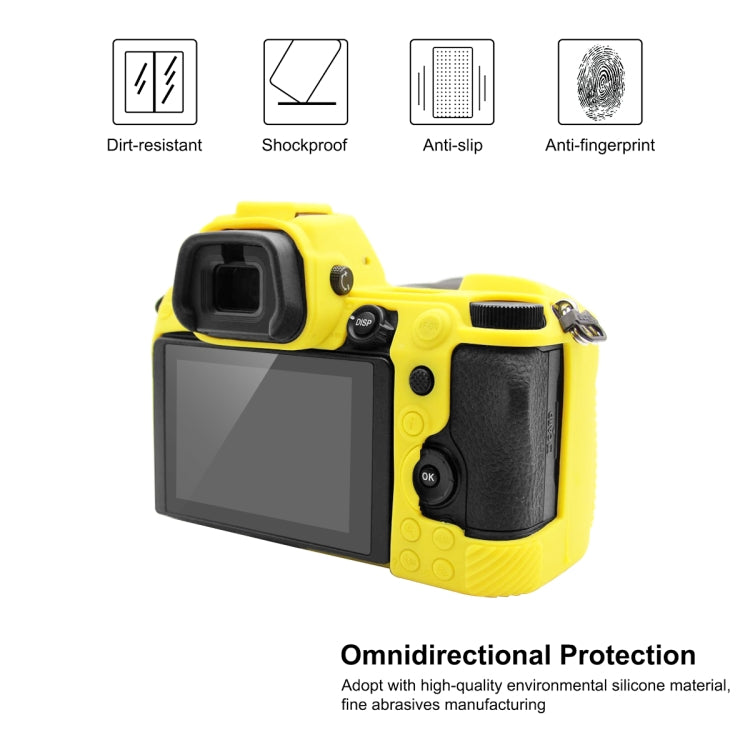 PULUZ Soft Silicone Protective Case for Nikon Z6 II(Yellow)