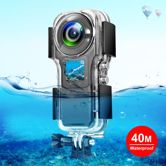For Insta360 One RS 1-Inch 360 Edition PULUZ 40m Underwater Water-resistant Housing Case